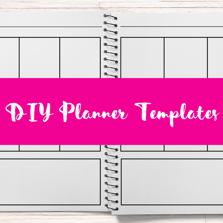 DIY Planner Templates - DIY Planner